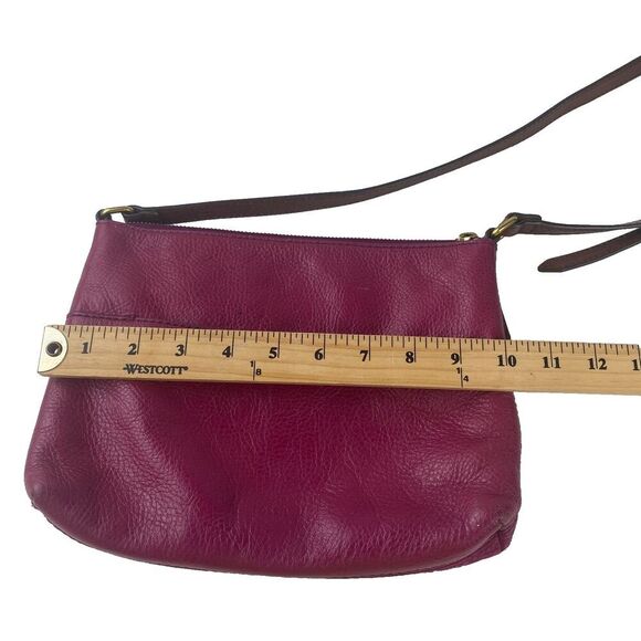 Vintage FOSSIL Pink Leather Shoulder Crossbody casual Bag womens‎ Used - Picture 7 of 16